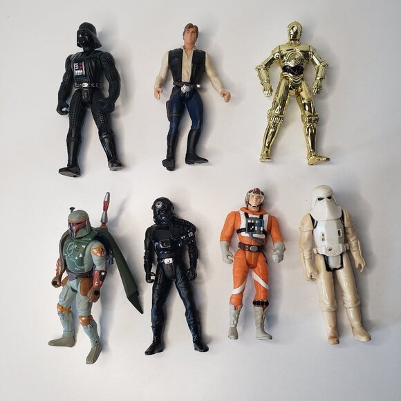 Star Wars Darth Vader 3.75” Figure Vintage Power Of The Force 1995 Kenner - Picture 7 of 7